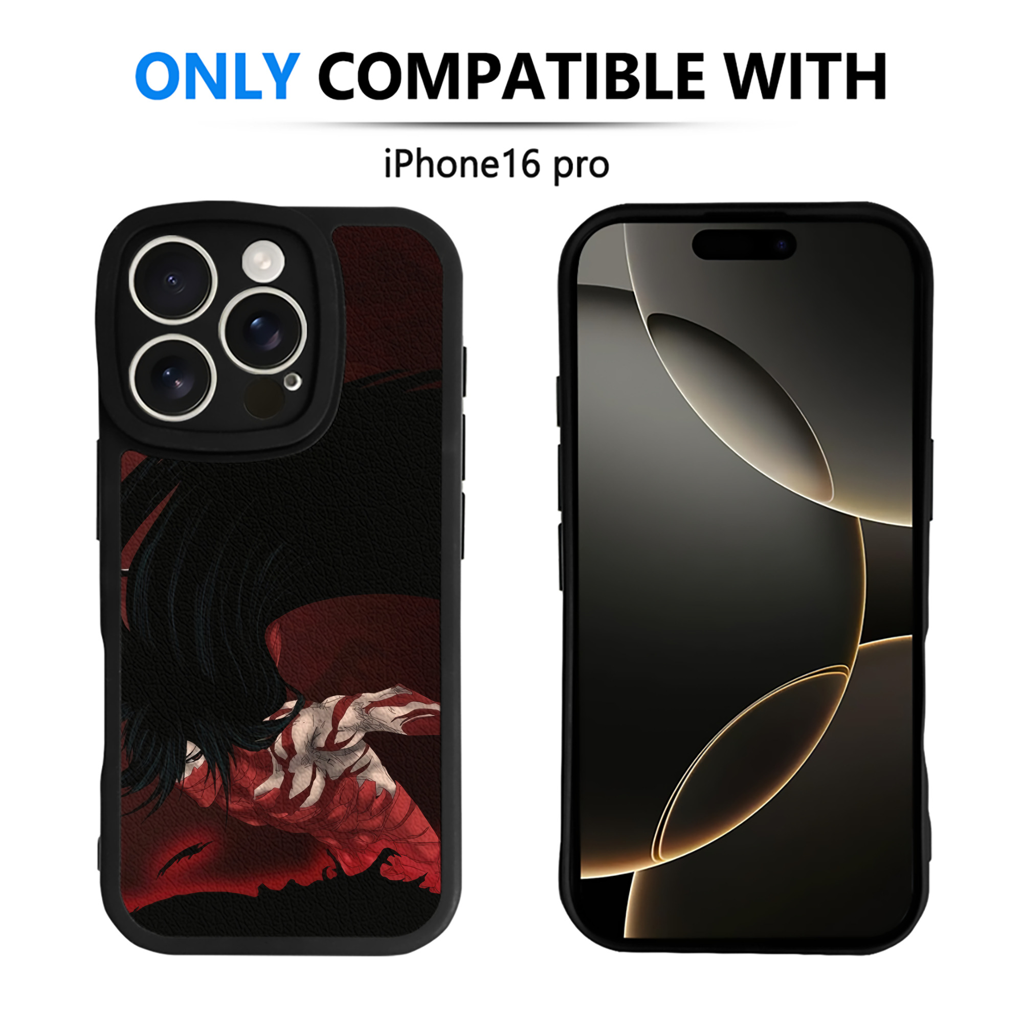 （画像用） ブリーチ BLEACH 【iPhone 16シリーズ対応】シリコンスマホケース（レザー調） 材質：シリコン